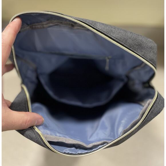 Feskin Unisex Professional Slim Rucksack Travel Business Laptop Canvas Backpack - Picture 10 of 10